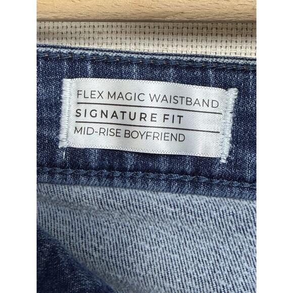 Lane Bryant Women's Plus size 14 Cropped Jeans Cuffed w/ Rhinestones & Studs - Picture 8 of 14